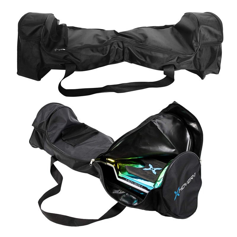 Hover-1 Hoverboard Carrying Bag for 6.5"-8" Hoverboards | Double Zip Closure, Velcro Secured Carrying Handles, Black - Image 3